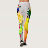 Leggings Art Pop Fruit Coloré (Dos)