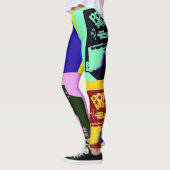 Leggings Art pop moderne (Gauche)