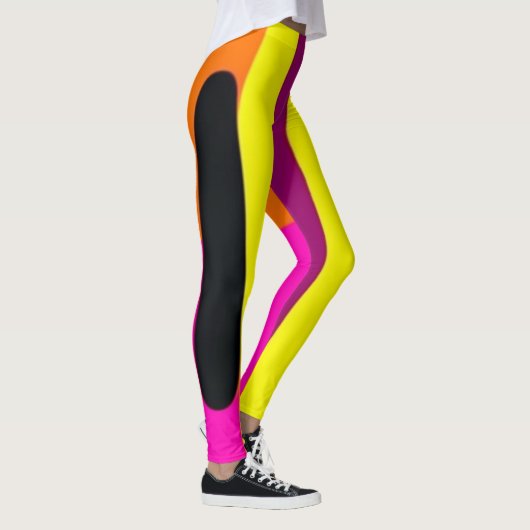 Leggings Art Pop strié (Droite)