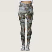 Leggings Art portable !  Plafond de chapelle de Sistine (Devant)