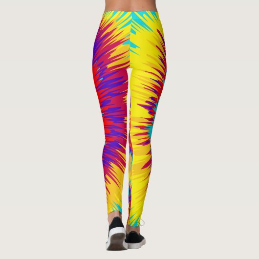 Leggings Art psychédélique (Dos)
