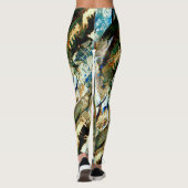 Leggings Art rupestre abstrait du sud-ouest (Dos)