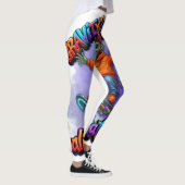 Leggings Art spatial Hoverboard Alien Skateur Gravité facul (Droite)