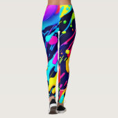 Leggings Art Splash Arc-en-Ciel (Dos)