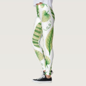 Leggings Art tropical coloré (Gauche)