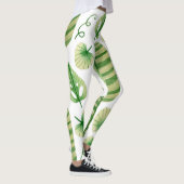 Leggings Art tropical coloré (Droite)