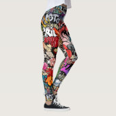 Leggings Art urbain dynamique de rue Graffiti art motif (Droite)