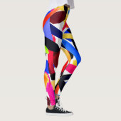 Leggings Art Vibrant couleur brosse éclatante d'explosion a (Droite)