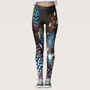 Leggings Artisanat Gourd Lanternes turques Acrylique Art