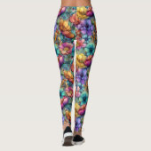 Leggings Artistic Watercolor Floral (Dos)