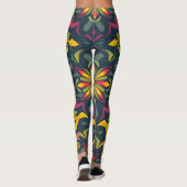 Leggings artistiques dynamiques Élégante impressio (Dos)