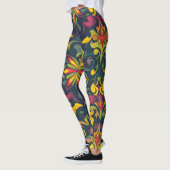 Leggings artistiques dynamiques Élégante impressio (Gauche)