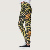 Leggings Arts et artisanat vintage motif floral Roycroft (Gauche)