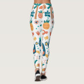 Leggings Arts Jardins tropicaux (Dos)