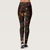 Leggings Artsy Gold Black (Dos)