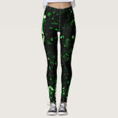 Leggings Artsy Green Black (Devant)