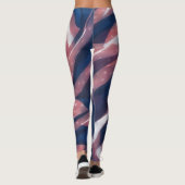 Leggings Artsy rouges et bleus (Dos)