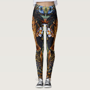 Leggings "Arumáya" Fleur de Jaguar - Femmes en Amazonie
