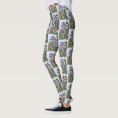 Leggings Assistant Imaginaire Dragon violet (Gauche)