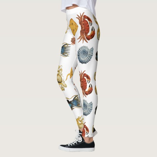 Leggings Association d'apaces de mer uniques Thunder_Cove (Gauche)