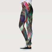 leggings astraux abstraits (Gauche)