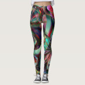 leggings astraux abstraits (Devant)