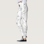 LEGGINGS ASTROLOGIE (BLANC) (Gauche)