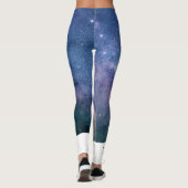 Leggings Astronaute dans l'espace avec ballon lunaire cosmo (Dos)