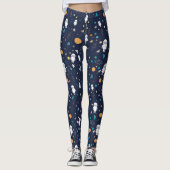 Leggings Astronaute de Doodle (Devant)