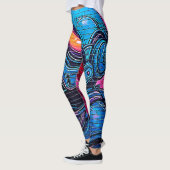 Leggings Astronaute de Neon Cyberpunk (Gauche)