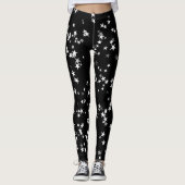 Leggings Astronomie Élégance étoile noire étoile de luxe (Devant)
