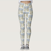 Leggings AT - Arbres et étoile (Devant)