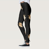 Leggings Athlétique Espresso Splash (Gauche)
