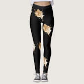 Leggings Athlétique Espresso Splash (Devant)