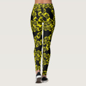 Leggings Attention Bae Ne pas croiser moi Bande conception  (Dos)