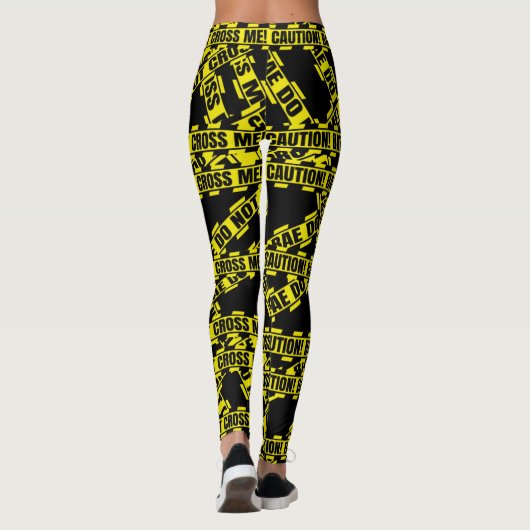 Leggings Attention Bae Ne pas croiser moi Bande conception (Dos)