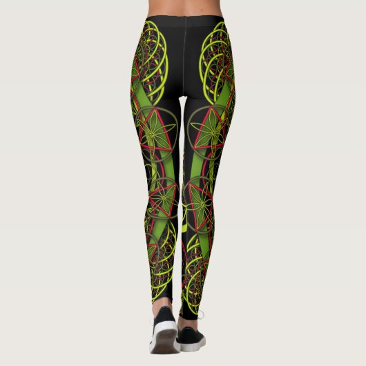 Leggings Attraction fractale (Dos)
