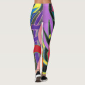 Leggings Attraper les yeux et attirer l'attention abstraite (Dos)