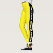 Leggings Attraper les yeux Jaune néon arrière - plan l Entr (Gauche)