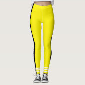 Leggings Attraper les yeux Jaune néon arrière - plan l Entr (Devant)