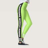 Leggings Attraper les yeux vert vif néon Exercice (Droite)