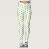 Leggings au coeur vert tendance (Devant)
