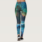 Leggings Au-delà de Blues Seascape (Dos)