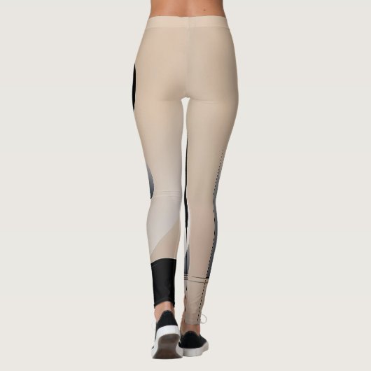 Leggings au design moderne reflétant simplicité (Dos)