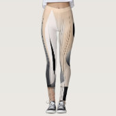Leggings au design moderne reflétant simplicité (Devant)