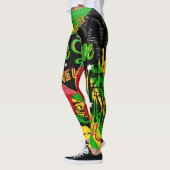 Leggings au Reggae jamaïcain (Gauche)