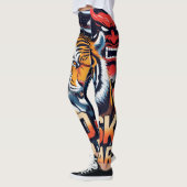 Leggings Aucun risque de récompense - Samurai Tiger (Gauche)