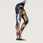 Leggings Aucun risque de récompense - Samurai Tiger (Droite)