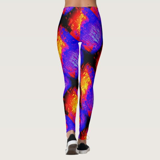 Leggings audacieux, multicolore (Dos)