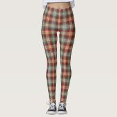 Leggings Auld Scotland Tartan Plaid Motif (Devant)